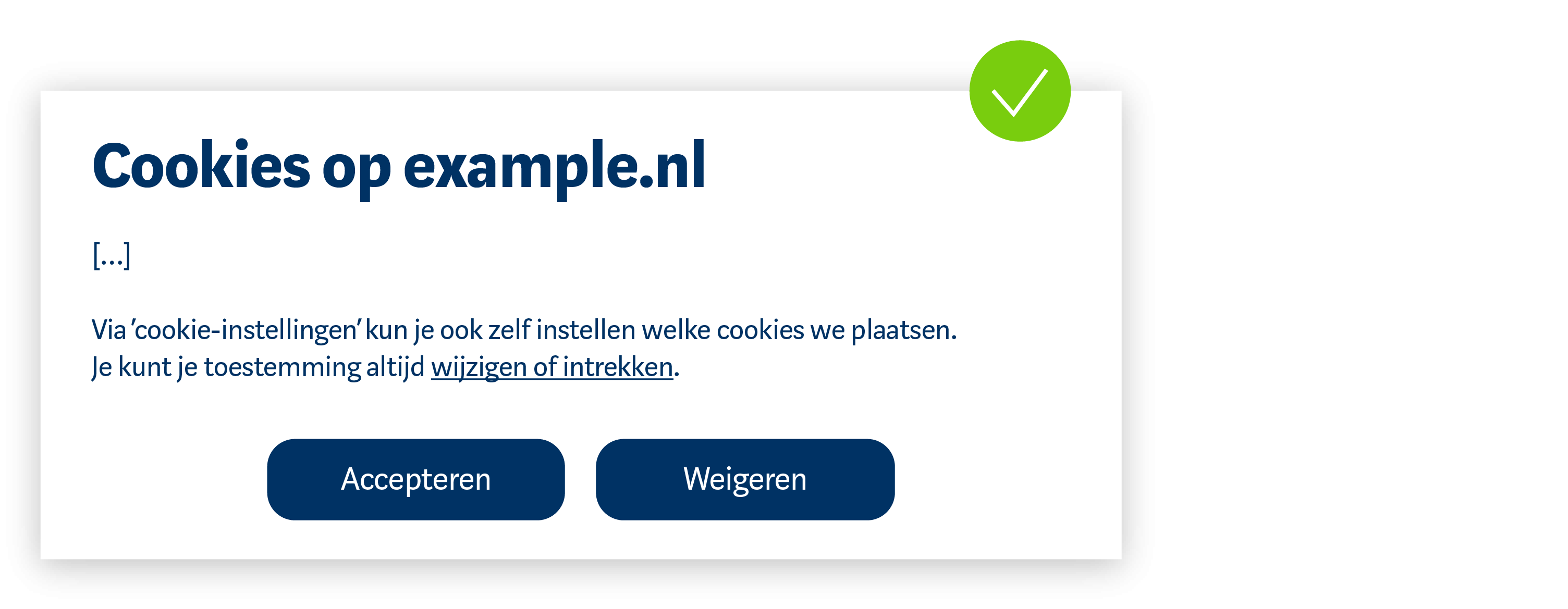Goed voorbeeld: wees helder over intrekken van toestemming
